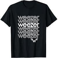Amazon.com: Weezer - Classic Logo T-Shirt : Clothing, Shoes & Jewelry